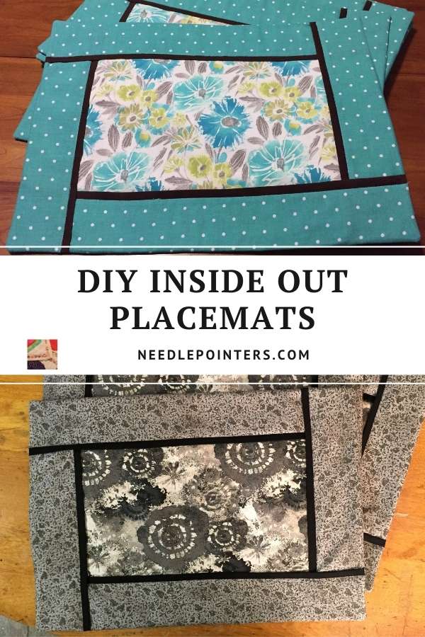 DIY Inside Out Placemats - pin